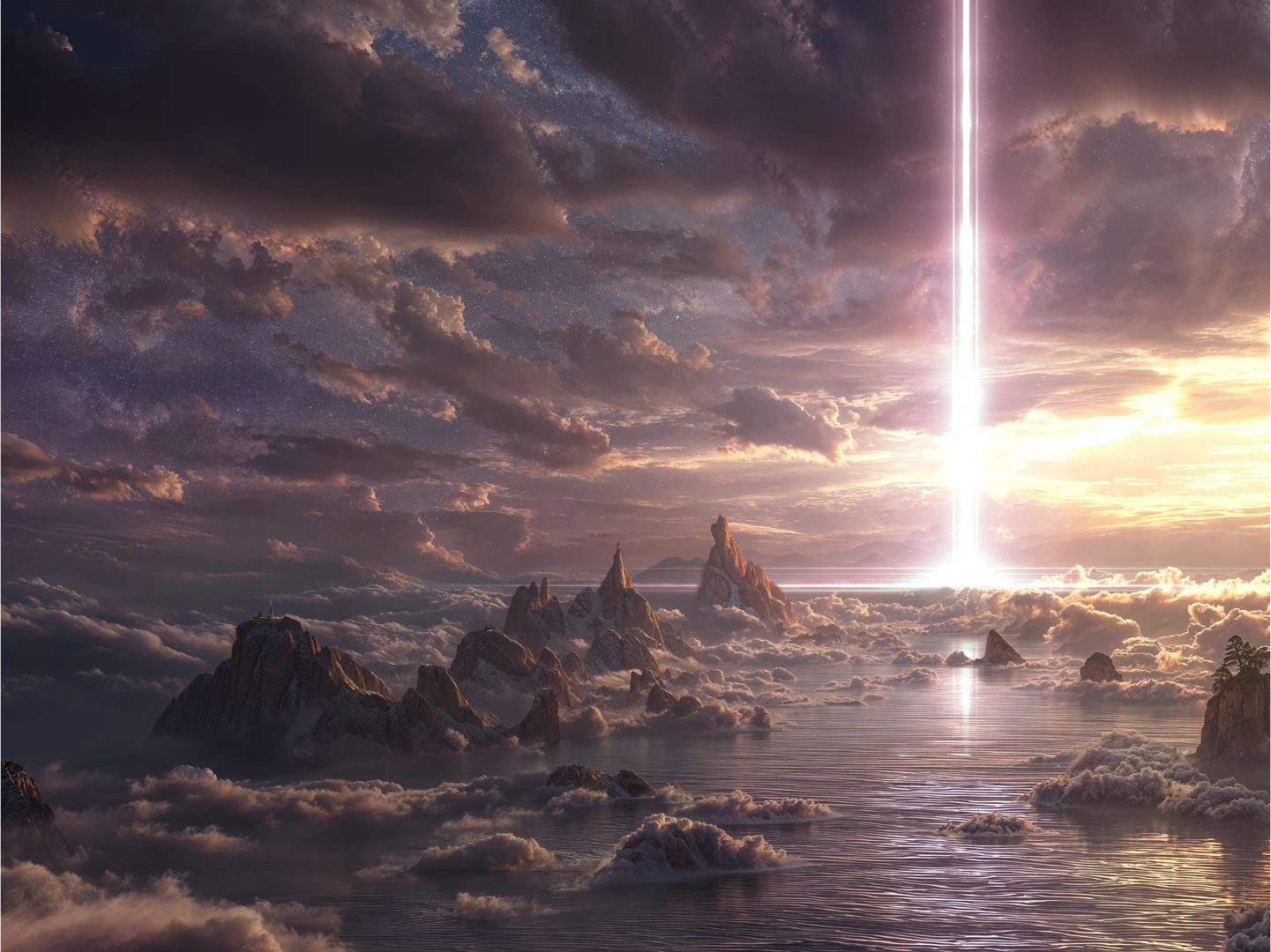 Hero Background illuminated